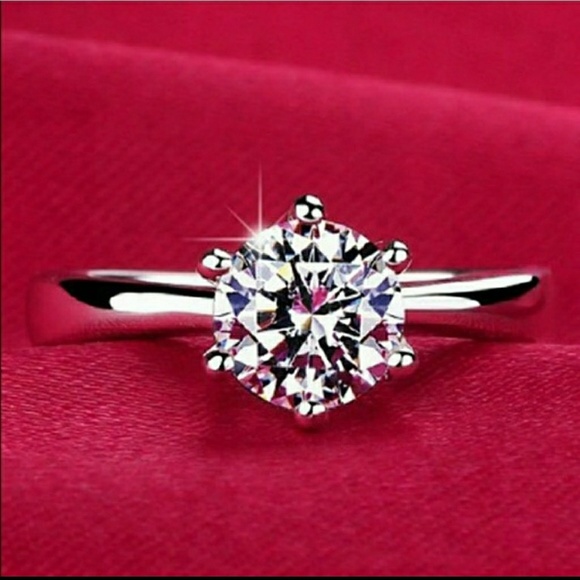 SILVER DIAMOND CUT RING - Picture 2 of 4